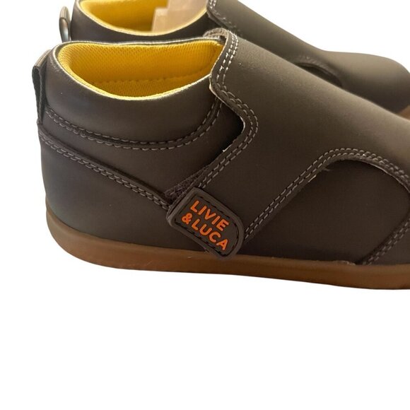 Boys Live & Luca Kids Slip-On Shoes Size 13 Gray Casual Non-Slip Sole - Picture 3 of 7